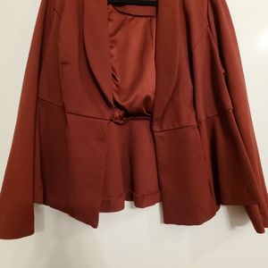 Torrid Blazer Dark Red/Maroon sz 1